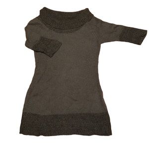 Soft Surroundings | Tunic Sweater Gray Large